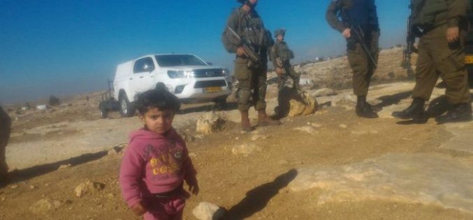 Israeli Occupation Forces confiscate solar panels from the Hebron village of Susiya
