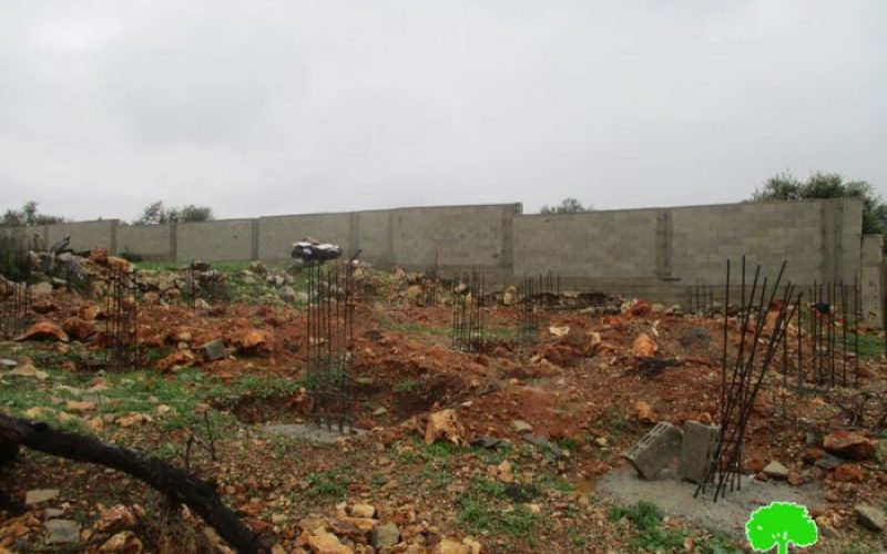 Final demolition order on a farm and under construction residence in Qalqiliya governorate