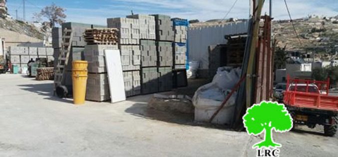 Israel Municipality in Jerusalem forces Sarri family to self-demolish their commercial stores
