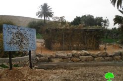 Stop-work order on Al-Himmeh spring rehabilitation works in the Palestinian Jordan Valley