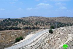 Israel sets up segment of the apartheid wall west of Hebron governorate