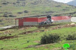 Stop-work and demolition orders on structures in Tubas governorate