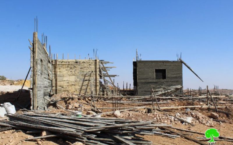 A final demolition order on a residence in the Hebron town of Yatta