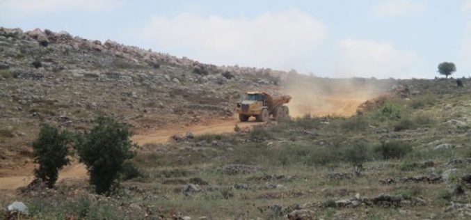 Israel to expand Arial industrial zone at the expense of Salfit landsViolation: expansion works on an industrial zone