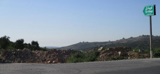 Israeli Occupation Forces seal off Til village southern entrance