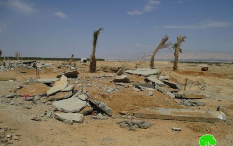 Israeli Occupation Forces demolish three under construction residences in Jericho city