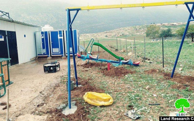 Israeli Occupation Forces to demolish a school in Tana hamlet