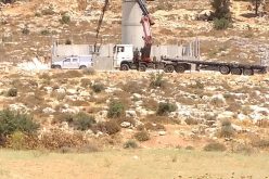 Israeli Occupation Forces seal off village entrance south Hebron and establish military watchtower in the area