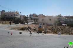 الاحتلال يشرع بإقامة برج عسكري على مدخل قرية خرسا جنوب الخليل