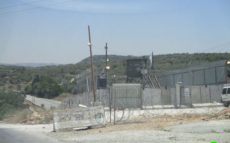 الاحتلال يقيم برج مراقبة عسكري على المدخل الشمالي لقرية دير نظام