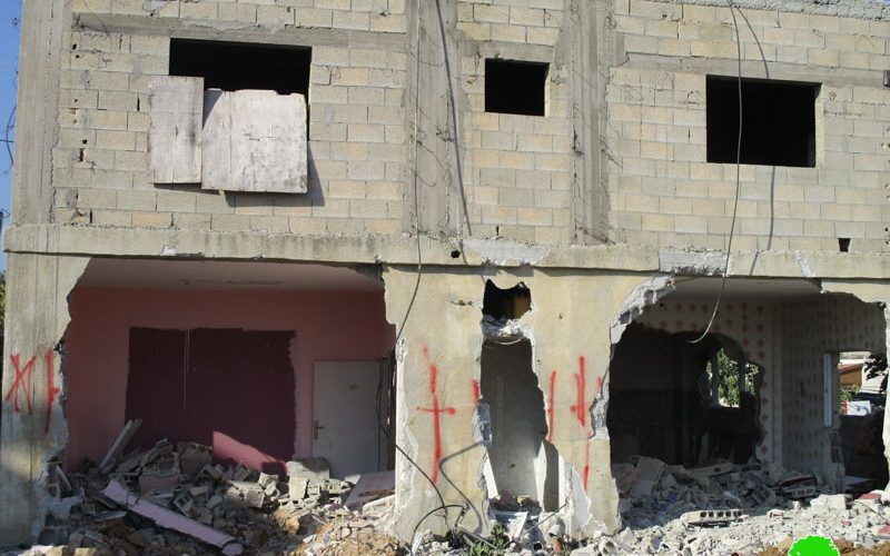 جيش الاحتلال يهدم منزل منفذ عملية حلميش