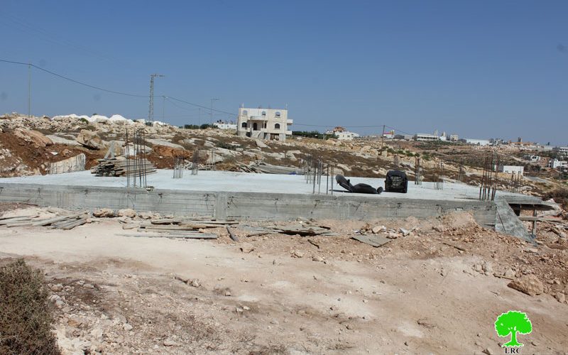 Stop-Work orders on residences east Hebron governorate