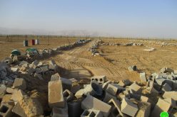 هدم منزلين وجدران استنادية وبئر للمياه في بلدة العوجا بمحافظة أريحا