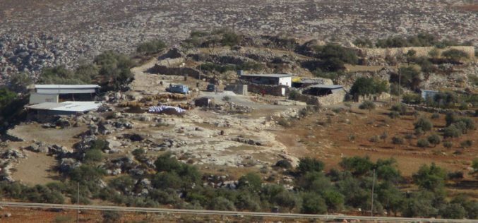 Stop-Work order on water pipeline in the Nablus village of Duma