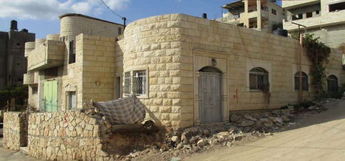 الاحتلال الاسرائيلي يعلن نيته هدم منزل في بلدة قباطية / محافظة جنين