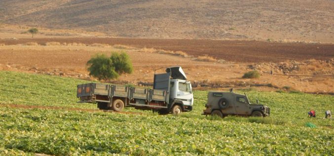 مصادرة 3 مركبات فلسطينية بحجة وجودها في منطقة مغلقة عسكرياً في منطقة البقيعة