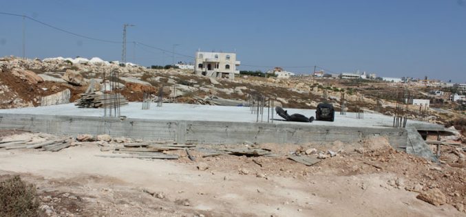 Stop-Work orders on residences east Hebron governorate