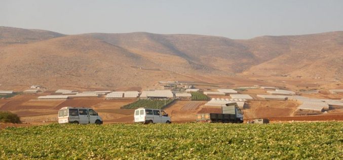 Israel’s Occupation Forces  confiscate Palestinian vehicles in east Tubas governorate