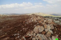 Israel’s Occupation Forces  demolish retaining walls and close roads in Nablus governorate