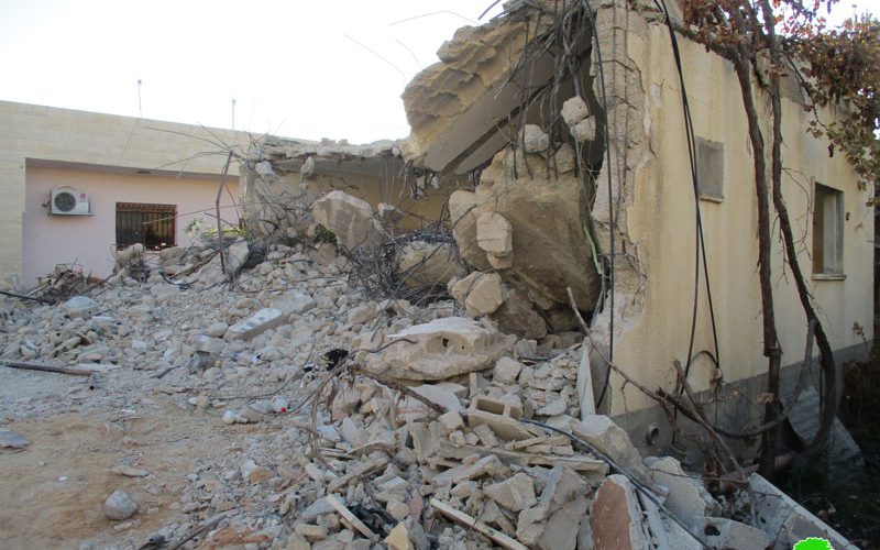 Israel’s Occupation Forces  demolish a prisoner’s residence on “security claim” in Jenin governorate