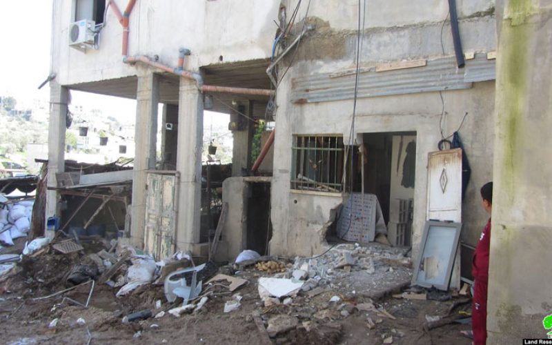 Israeli Occupation Forces demolish structures on “security claim” in Jenin governorate