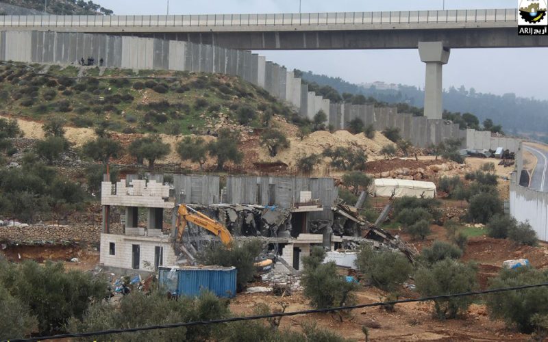 ‘Under the Guise of Unlicensed Construction’, Israel’s Jerusalem Municipality demolished two residential buildings in Bir Onah neighborhood