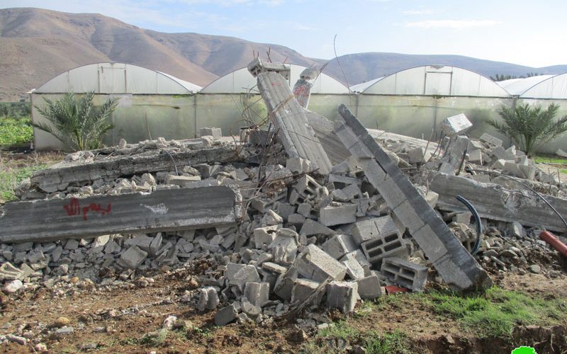 Israeli Occupation Forces demolish under construction residence  in Jericho