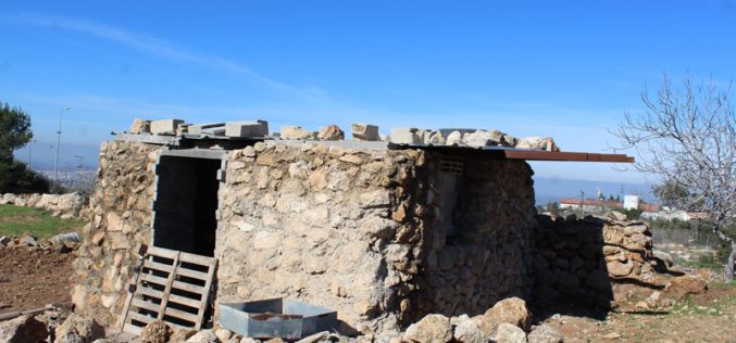 Final demolition order on agricultural room in Heron governorate