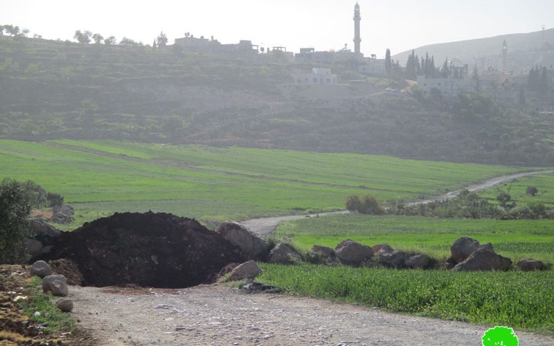 Israeli Occupation Forces seal off Al-Mughayyir village entrance