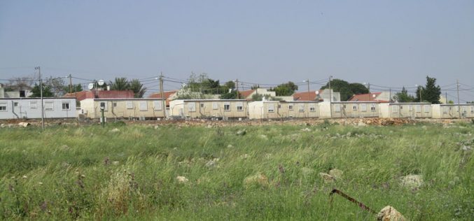 إضافة عدد من الوحدات السكنية المتنقلة  بالقرب من مستعمرة ” تفوح” شمال قرية ياسوف / محافظة سلفيت