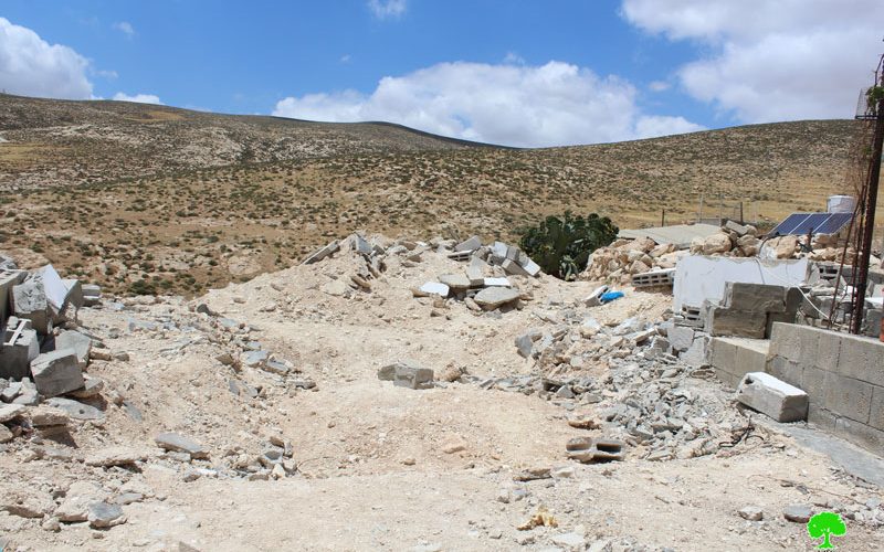 Israeli Occupation Forces demolish residential and agricultural structures in Yatta area