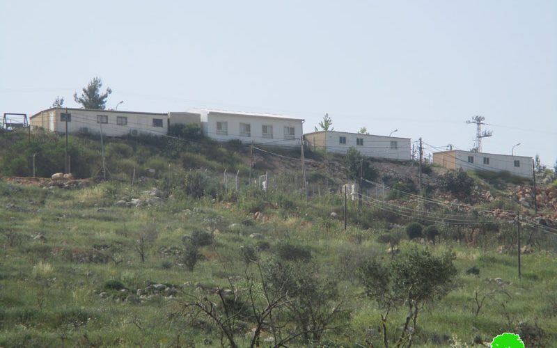 New caravans added to the illegal Israeli outpost of Tapuah  Violation:  adding new caravans