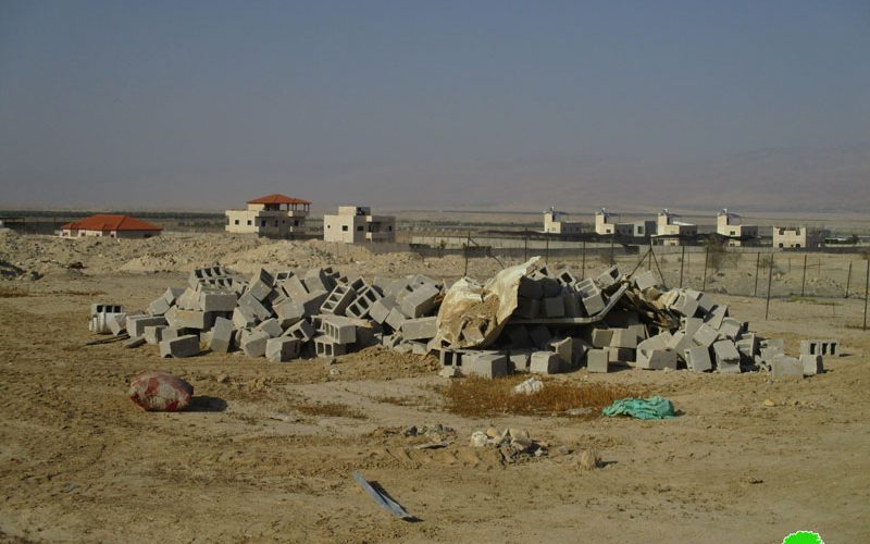 Israeli Occupation Forces demolish structures in Jericho governorate