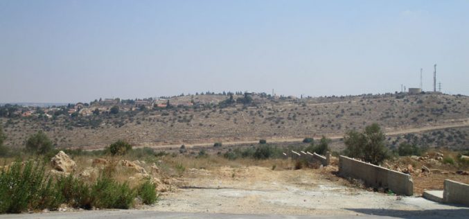 مخطط استعماري جديد لإقامة مقبرة إسرائيلية غرب بلدة الزاوية محافظة سلفيت