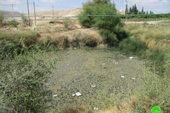 IOF halt rehabilitation work on an irrigation pool – Ein Ad-Beida/ Tubas governorate