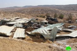 Demolition of an agricultural construction in Ghuwein hamlet/ Hebron