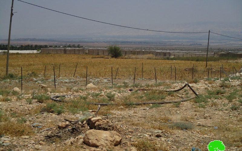 Destroying water pipes in Bardala  for the second time/ Tubas Governorate