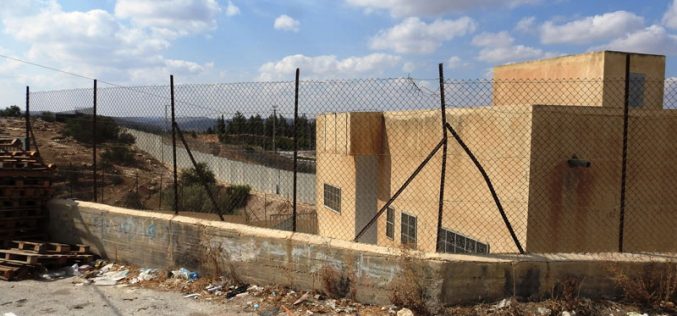 The occupation delivers notices to a business firm in Beit ‘Awwa/ west Hebron