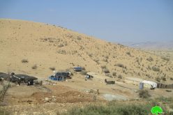 الاحتلال الاسرائيلي يخطر بهدم مساكن ومنشآت زراعية في خربة الحديدية/ محافظة طوباس