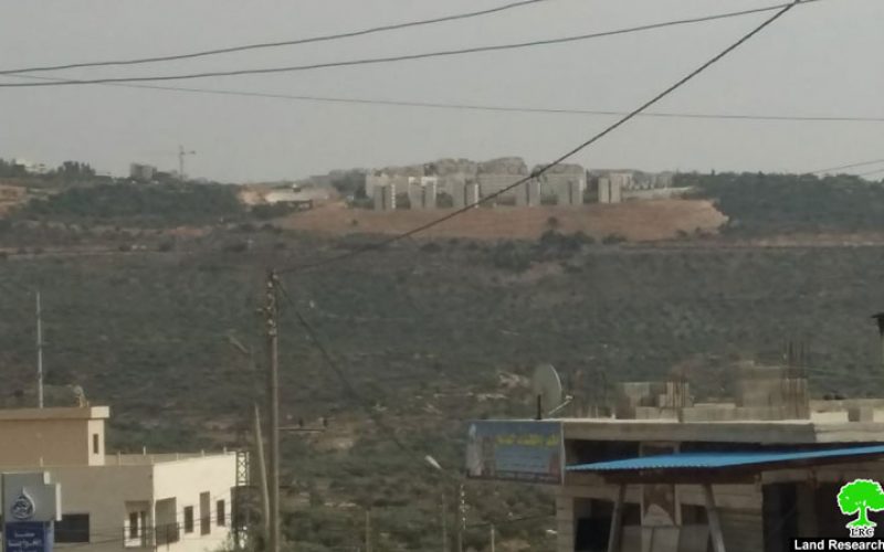 Expanding “Ariel” settlement / Salfit governorate
