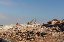 Self- Demolition of an agricultural barracks in Deir Balout town/ Salfit governorate