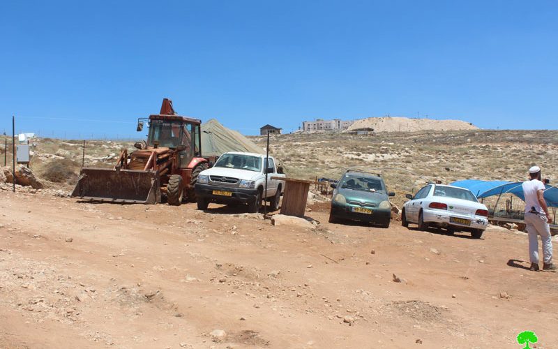 New colonial outpost in Al-Humra area-Hebron Governorate