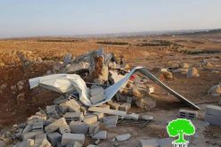 Demolition of constructions in Qawawis – east Yatta –Hebron governorate