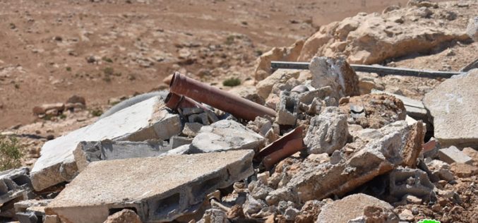 Demolition in Az Zuweidin town/ Hebron governorate
