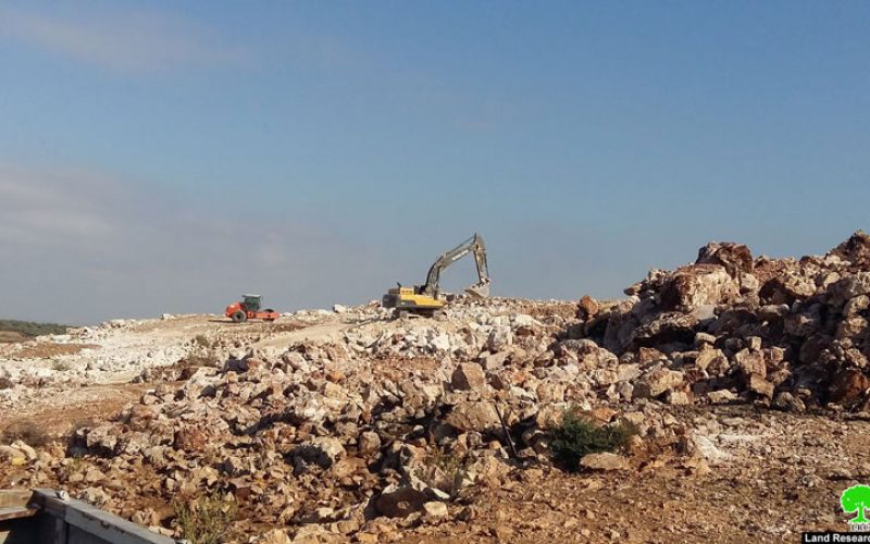 Self- Demolition of an agricultural barracks in Deir Balout town/ Salfit governorate