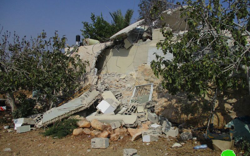 Demolition of Martyr Mohammad Dar Yusif family home in Kubar village / Ramallah governorate