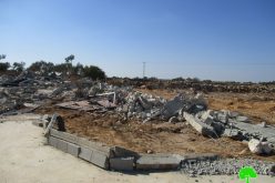 Demolition of residential and agricultural structures in Rantis village/ Ramallah