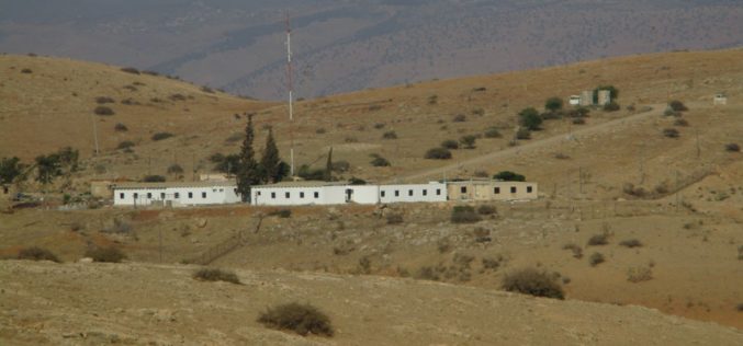 Israel to expand “Nahil” military camp / Tubas governorate