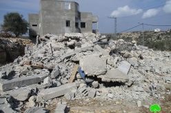 الاحتلال يهدم منزل في خربة إمريحة / محافظة جنين