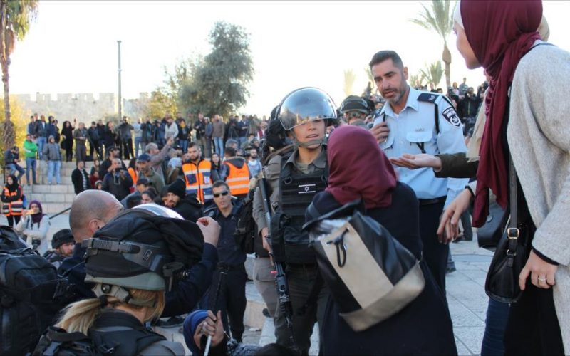 Israeli forces assault Muslim worshipers and close al Aqsa mosque/ Occupied Jerusalem